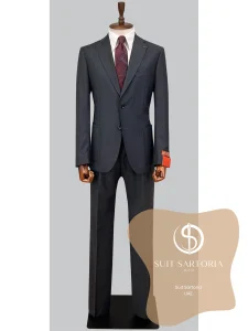 suit sartoria uae dark grey wool suit jHcljN