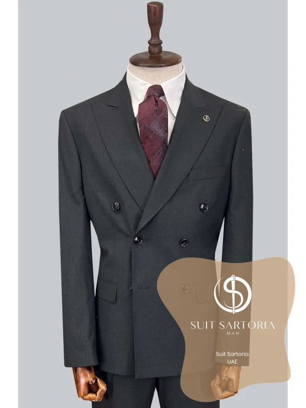 Suit Sartoria Dark Grey Wool Suit