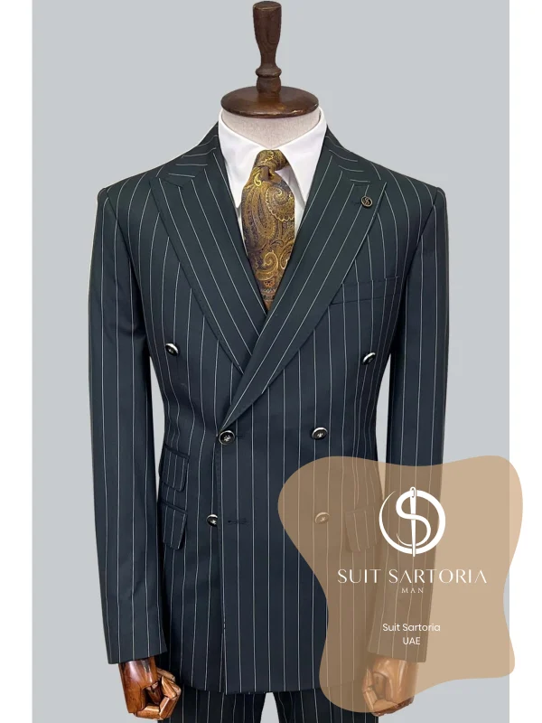 Suit Sartoria Green Double Breasted Suit