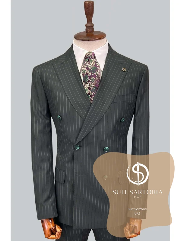 Suit Sartoria Green Double Breasted Suit