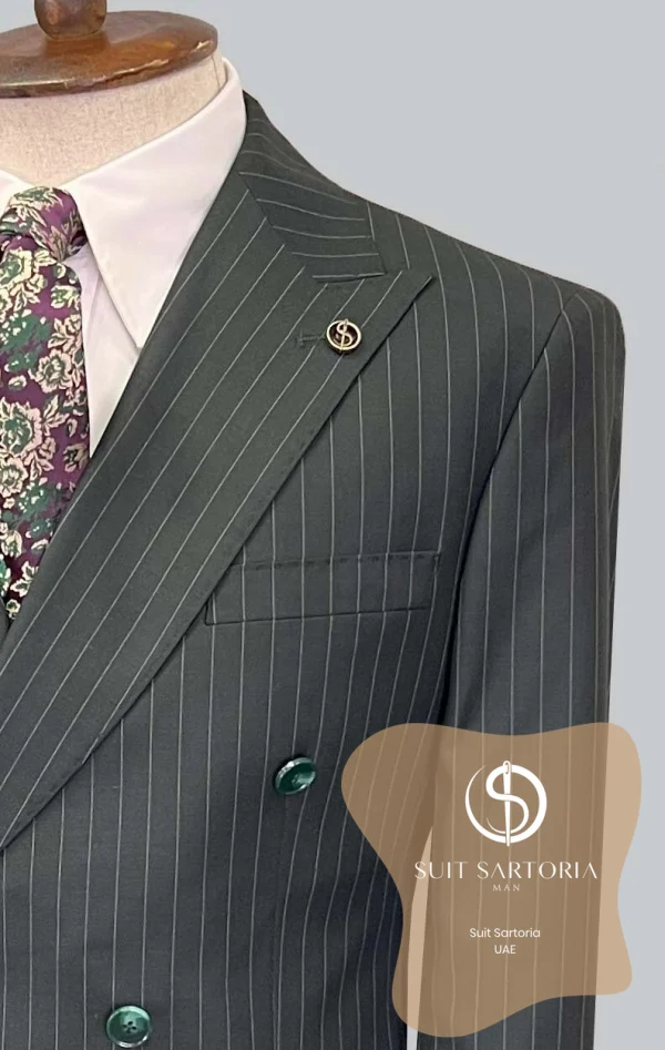 Suit Sartoria Green Double Breasted Suit