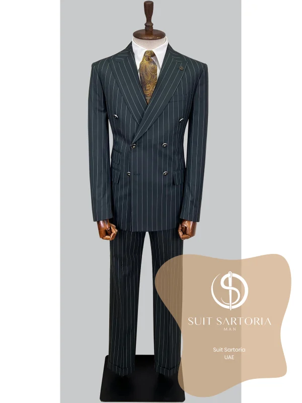 Suit Sartoria Green Double Breasted Suit