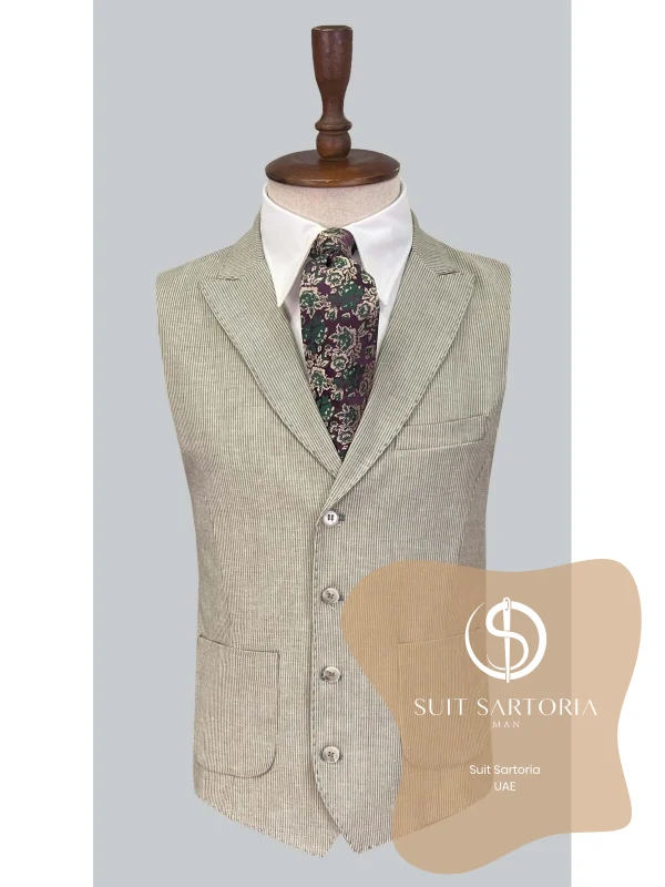 Suit Sartoria Green Linen Suit