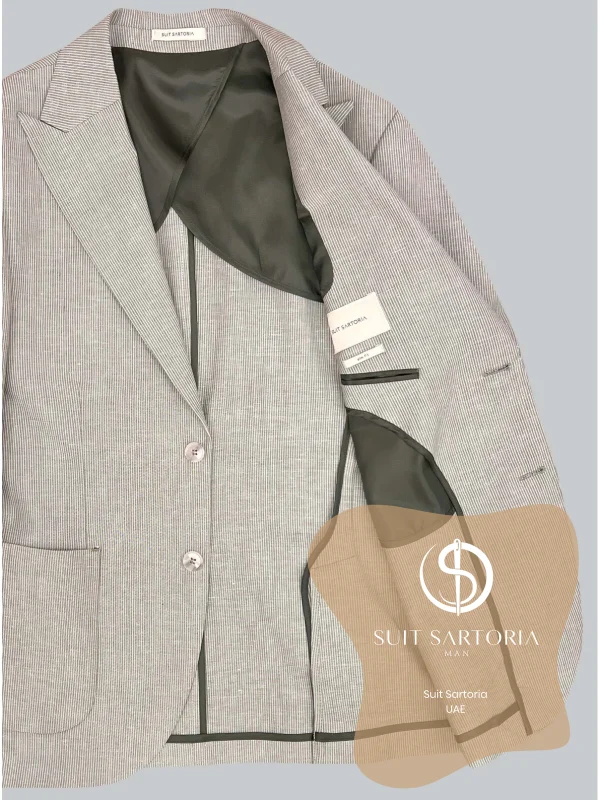 Suit Sartoria Green Linen Suit