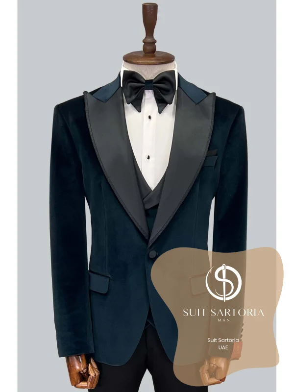 Suit Sartoria Green Velvet Tuxedo