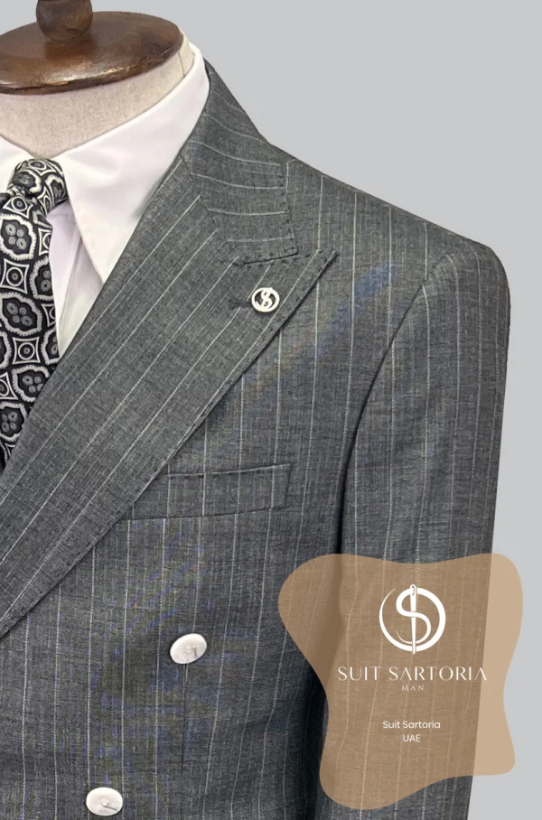 Suit Sartoria Grey Double Breased Suit