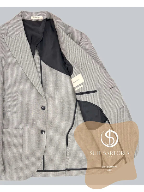 Suit Sartoria Grey Linen Suit