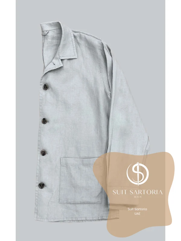 Suit Sartoria Grey Linen Suit