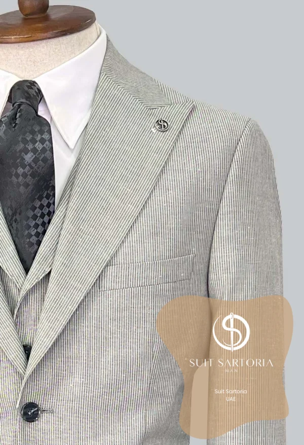 Suit Sartoria Grey Linen Suit