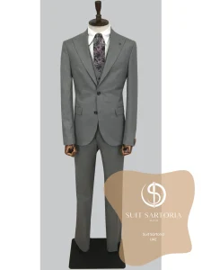 suit sartoria uae grey suit CH8ALu