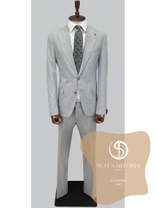 suit sartoria uae grey suit XKgP13