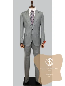 suit sartoria uae grey wool suit PDlMvG