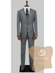 suit sartoria uae grey wool suit X4o2QN