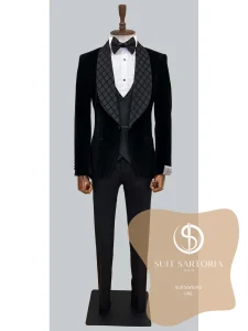 suit sartoria uae groom suit black ITGiP7