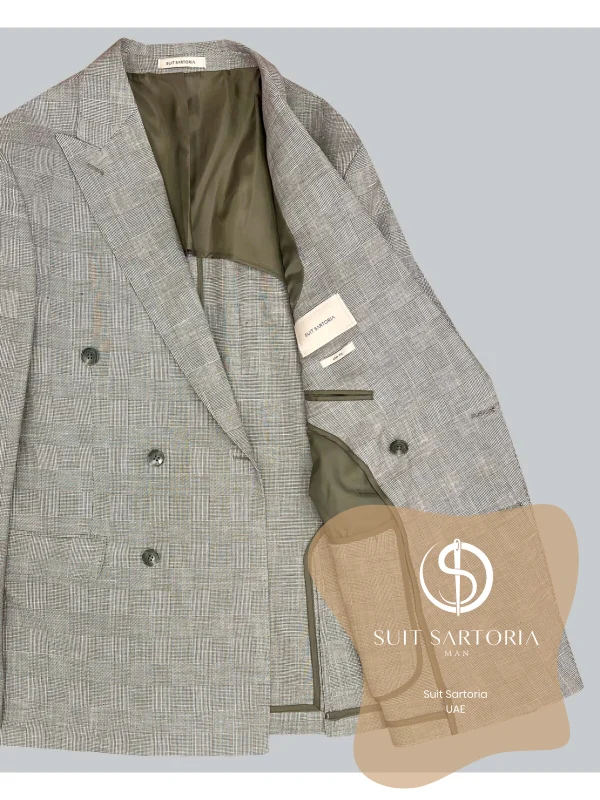 Suit Sartoria Khaki Linen Suit