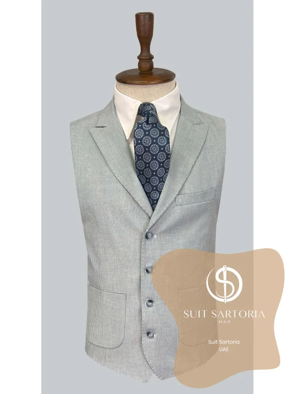 Suit Sartoria Light Blue Linen Suit