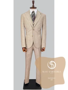 suit sartoria uae light brown linen suit qZGt5A