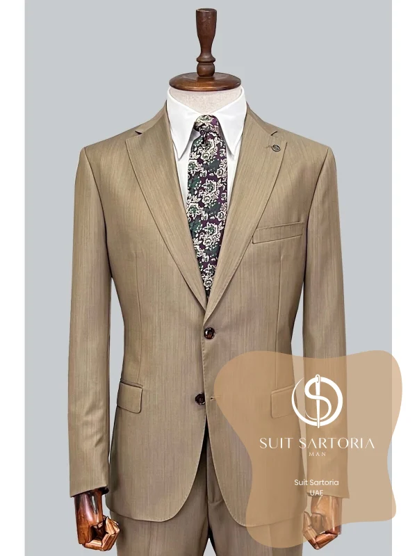 Suit Sartoria Light Brown Wool Suit