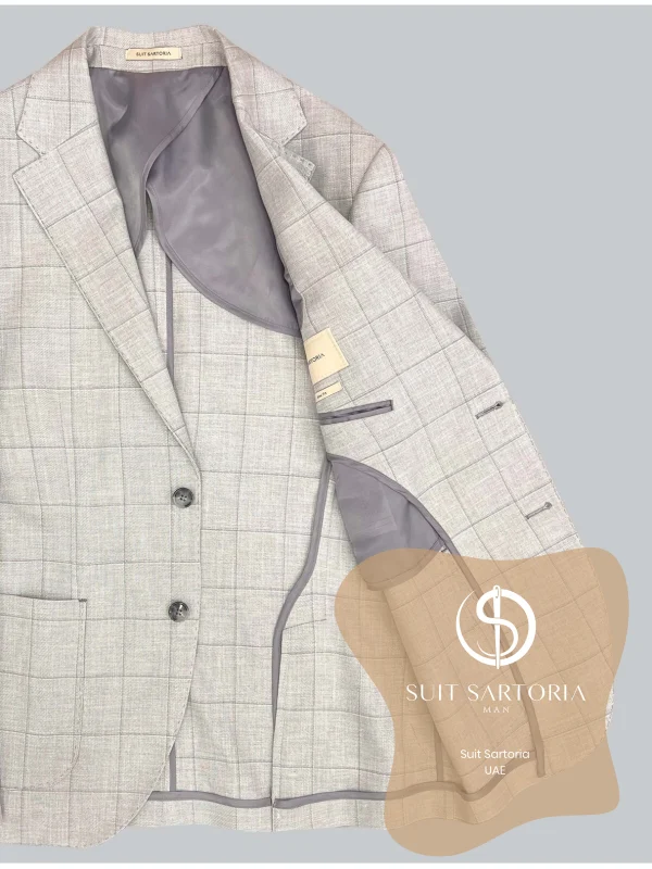 Suit Sartoria Light Grey Linen Suit