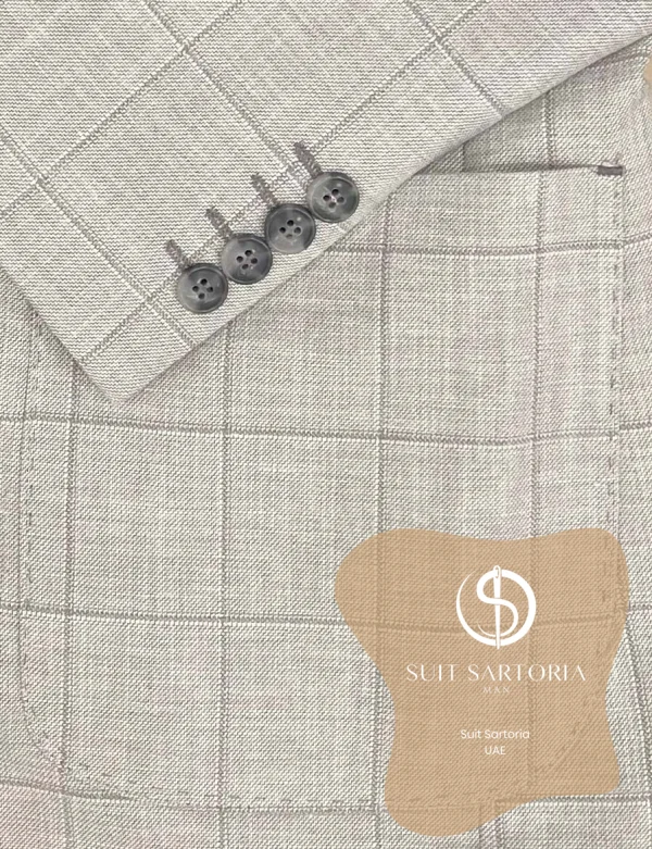 Suit Sartoria Light Grey Linen Suit