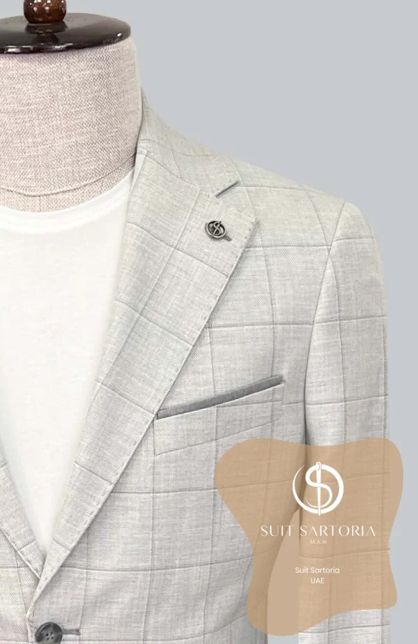 Suit Sartoria Light Grey Linen Suit