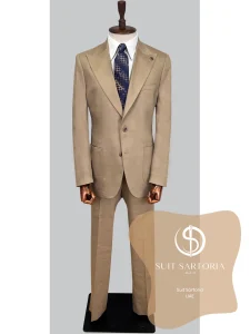 suit sartoria uae linen beije suit Q6cjGS