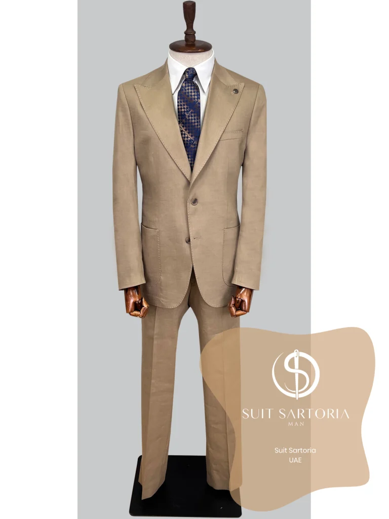 Suit Sartoria Linen Beije Suit