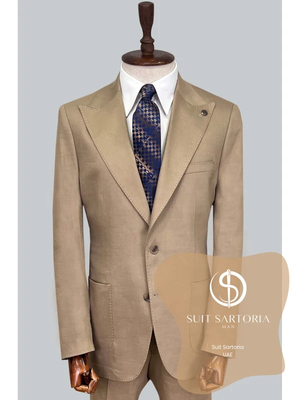 Suit Sartoria Linen Beije Suit