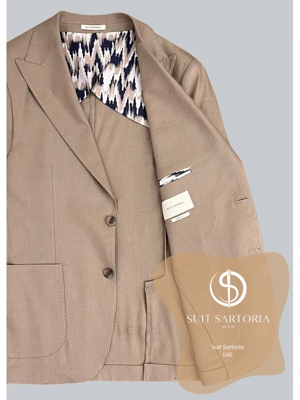 Suit Sartoria Linen Beije Suit