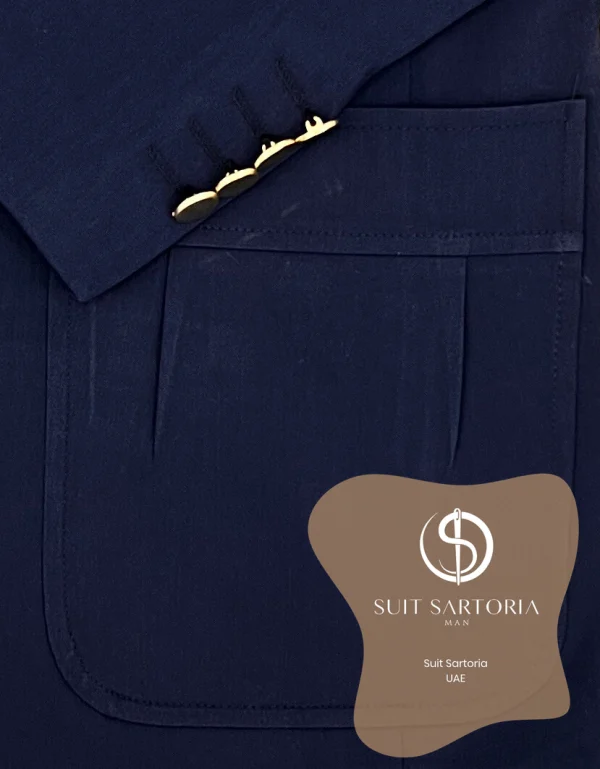 Suit Sartoria Navy Blue Double Breasted Suit