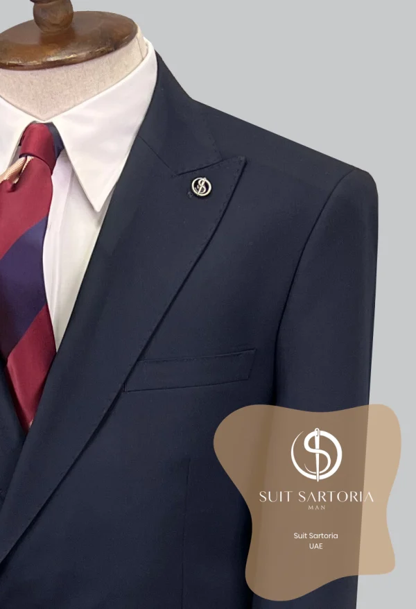 Suit Sartoria Navy Blue Double Breasted Suit