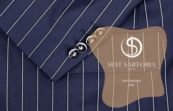 Suit Sartoria Navy Blue Double Breasted Suit