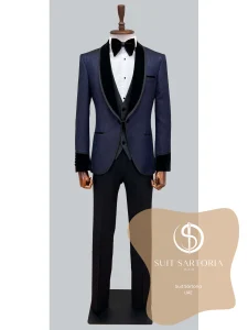 suit sartoria uae navy blue hijab suit EvJkoL