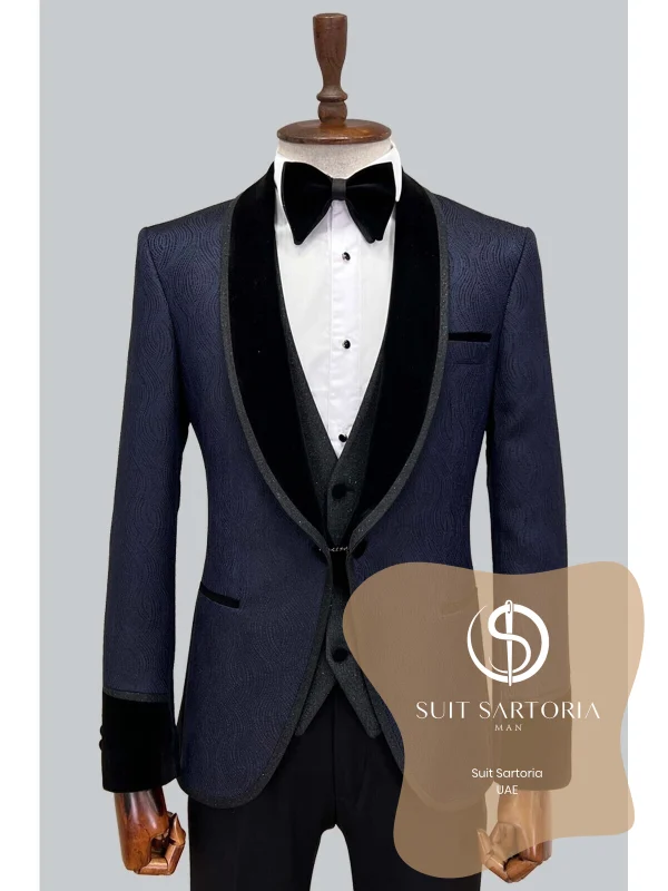 Suit Sartoria Navy Blue Hijab Suit