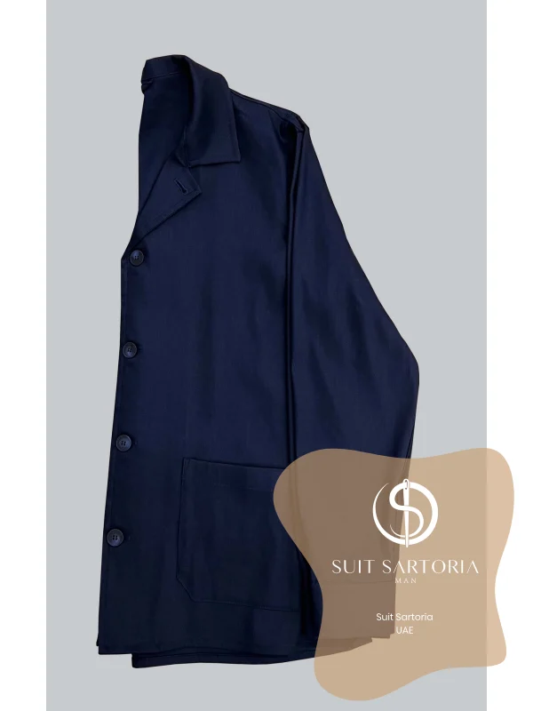 Suit Sartoria Navy Blue Linen Suit