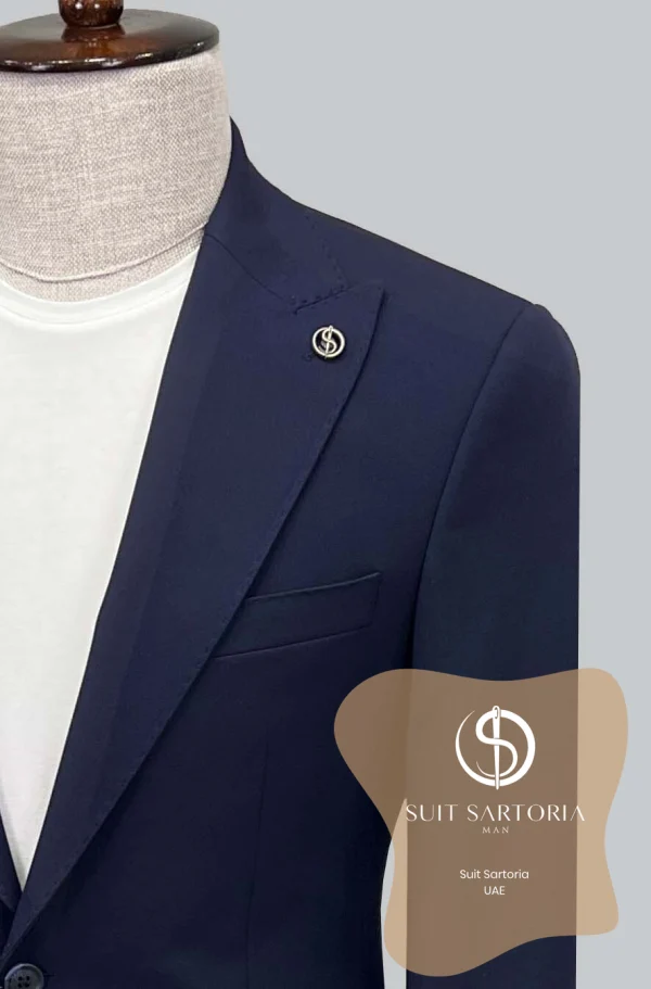 Suit Sartoria Navy Blue Performance Suit