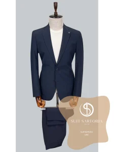 suit sartoria uae navy blue performance suit YDcnn3