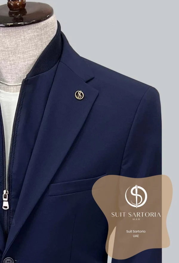 Suit Sartoria Navy Blue Performance Suit