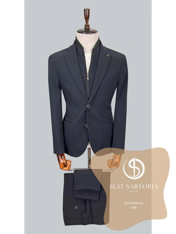 Suit Sartoria Navy Blue Performance Suit