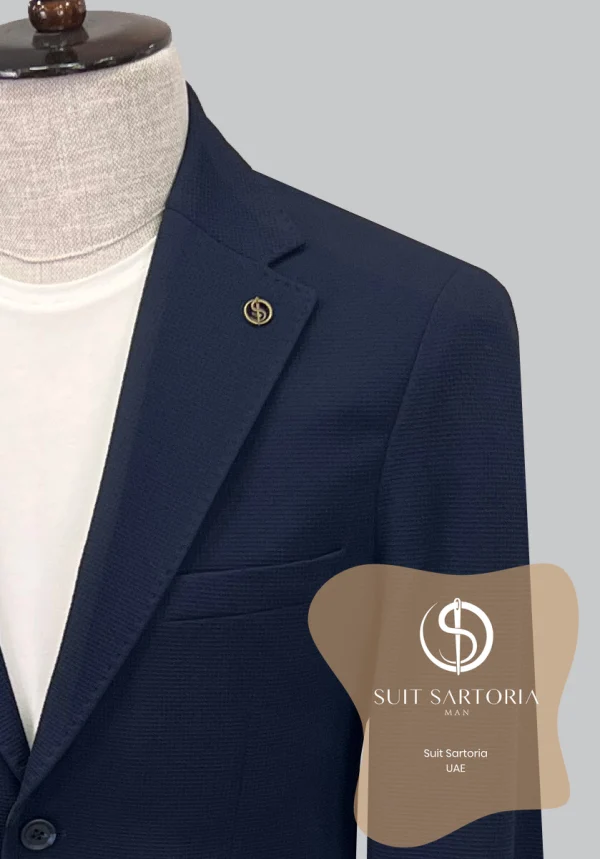 Suit Sartoria Navy Blue Polyamid Sport Suit