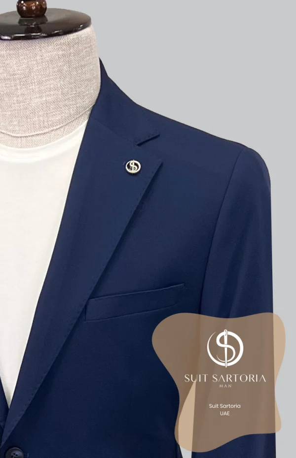 Suit Sartoria Navy Blue Polyamid Sport Suit