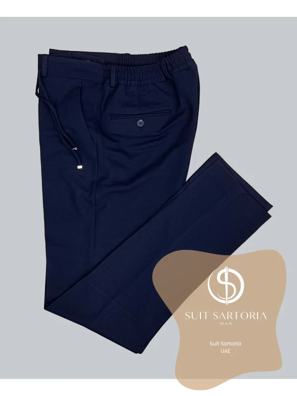 Suit Sartoria Navy Blue Polyamid Sport Suit