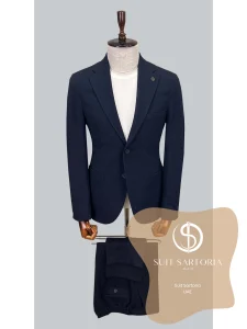 suit sartoria uae navy blue polyamid sport suit jBMAK3