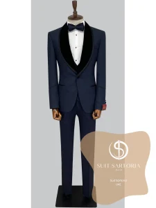 suit sartoria uae navy blue tuxedo 4WNIge