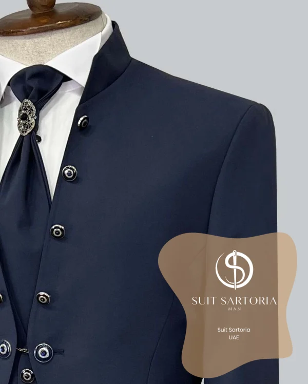 Suit Sartoria Navy Blue Tuxedo