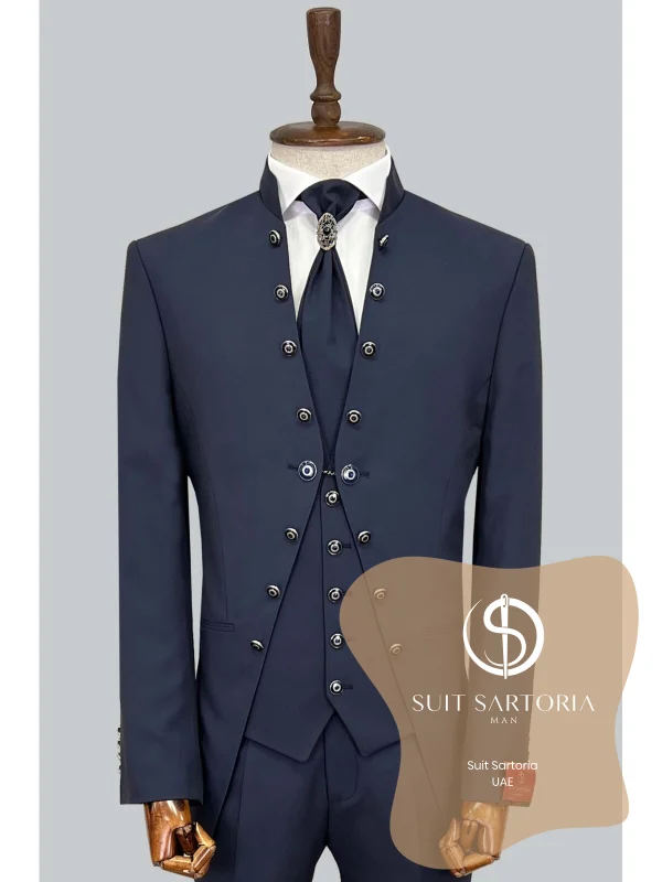 Suit Sartoria Navy Blue Tuxedo