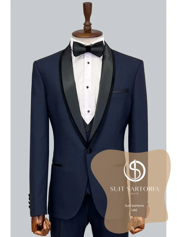 Suit Sartoria Navy Blue Tuxedo