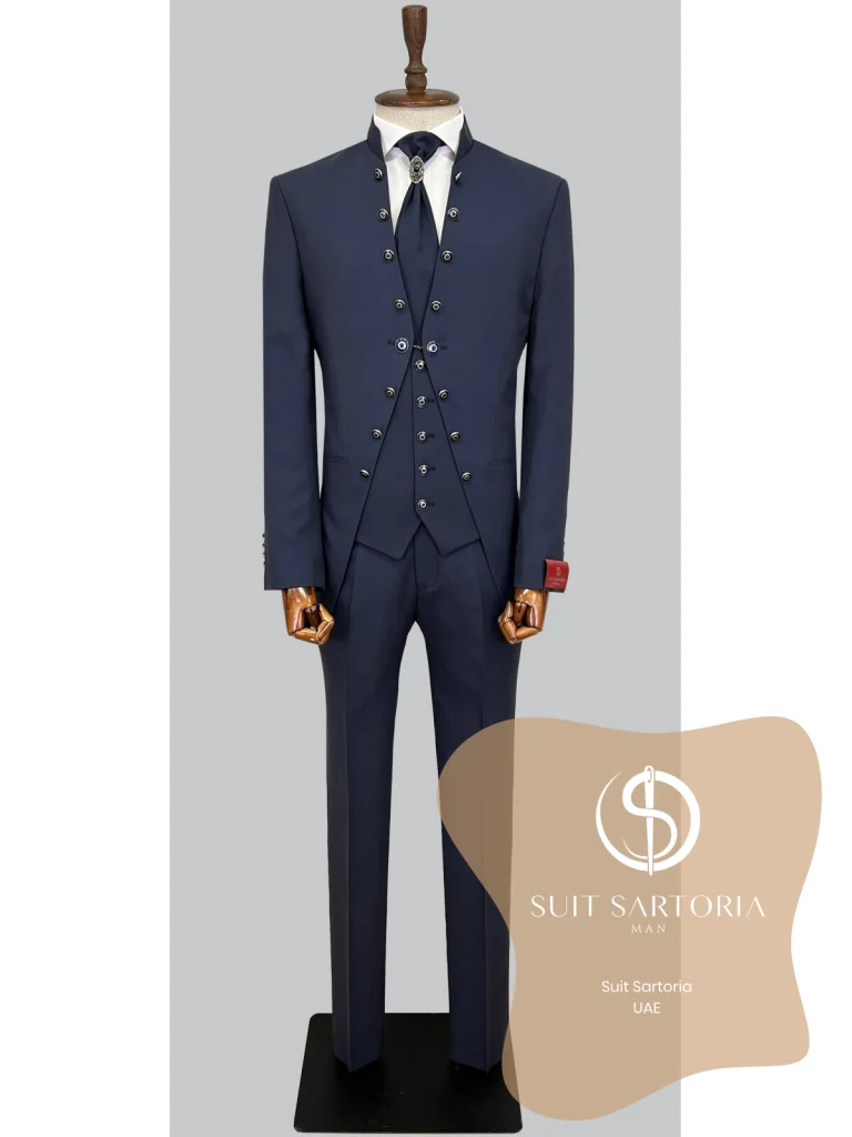 Suit Sartoria Navy Blue Tuxedo