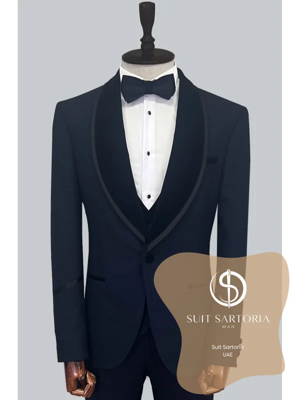 Suit Sartoria Navy Blue Tuxedo