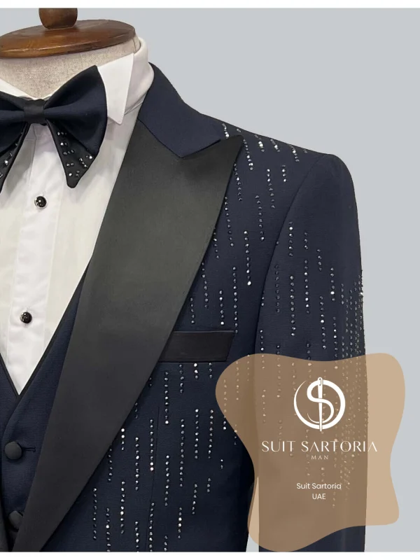 Suit Sartoria Navy Blue Tuxedo